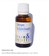 Fair & White Eclaircissante Brightening Serum (Regular/White) 1 oz / 30ml